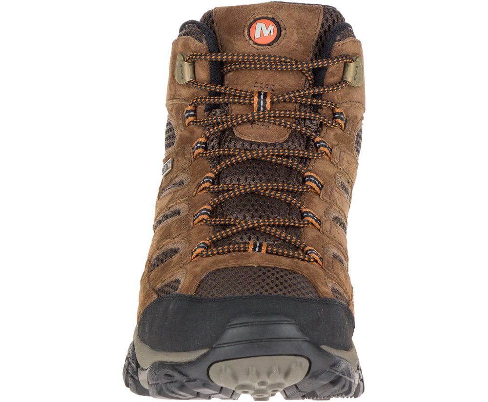 Botas Homem - Merrell Moab 2 Mid Waterproof - Marrom - JBY438976